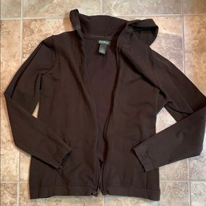 Brown zip up jacket